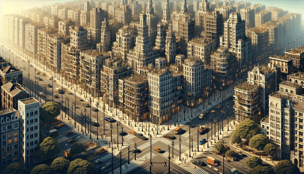 realistic city