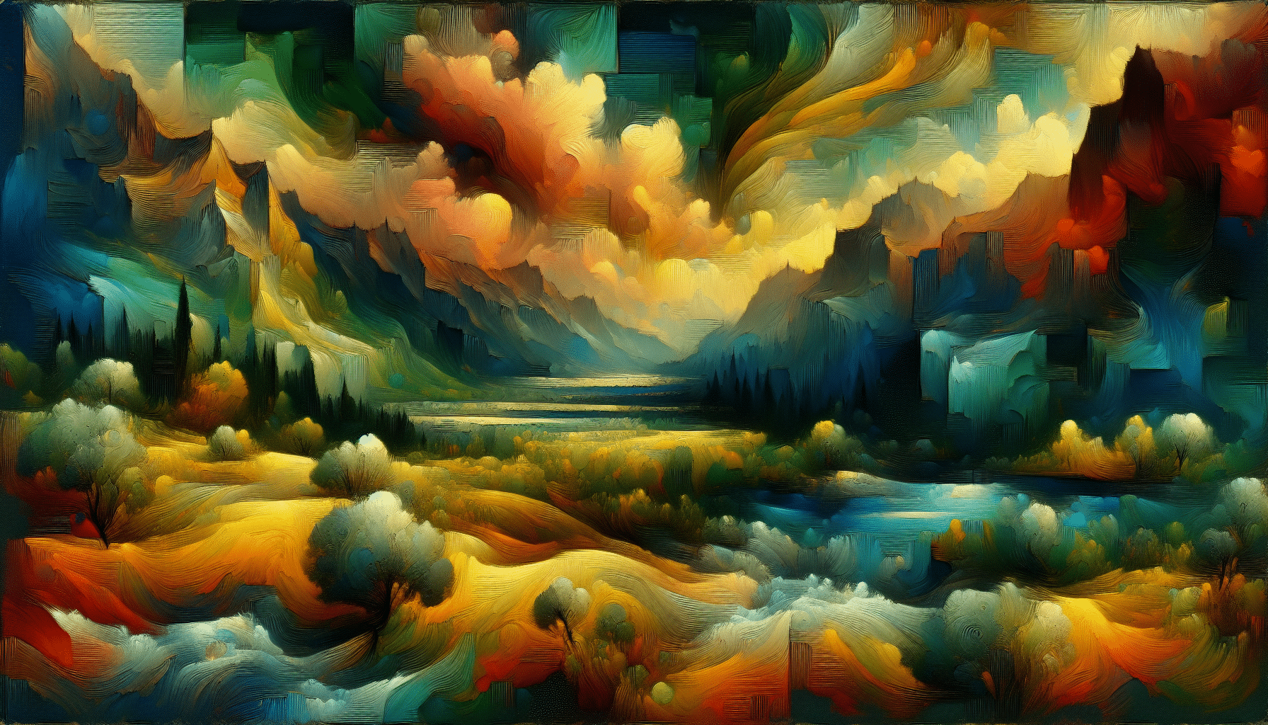 abstract landscape